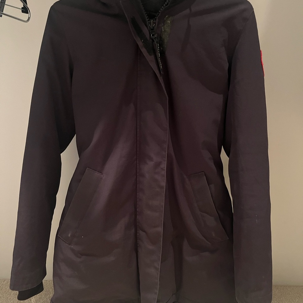 Navy Canada goose parka
